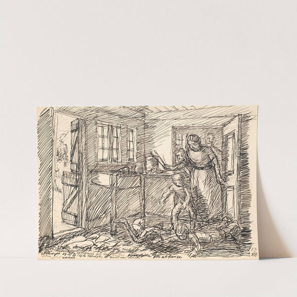 Konen skreg... by Fritz Syberg