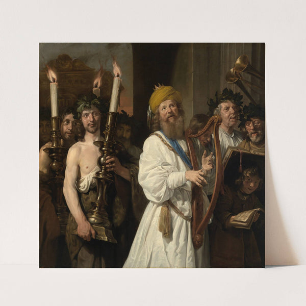 König David geleitet die Bundeslade nach Jerusalem (1670) by Jan de Bray