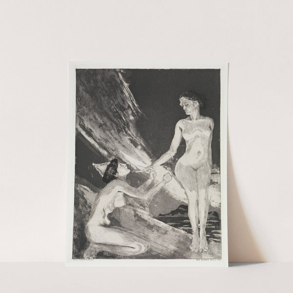 Königin und Göttin (Zelt, Opus XIV, 2. Teil, Nr. 32) (1915) by Max Klinger