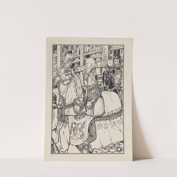 Koning Lear en Cordelia gevangen by Jacob Pieter van den Bosch