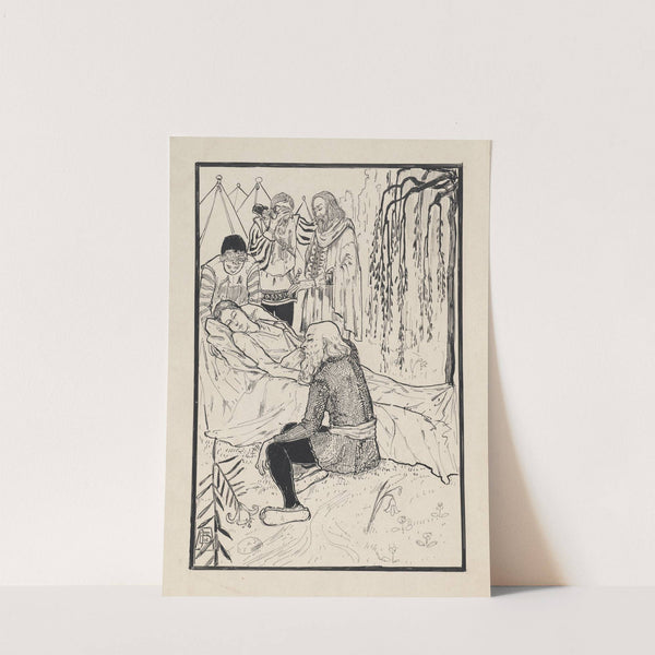 Koning Lear sterft bij het lijk van Cordelia by Jacob Pieter van den Bosch