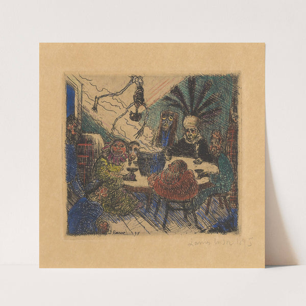 Koning Pest (1895) by James Ensor