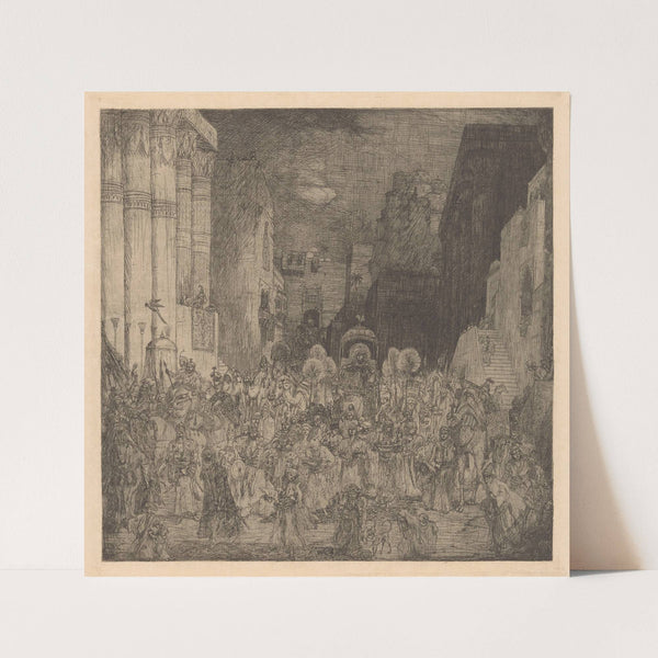 Koningin van Seba in Jeruzalem (1893) by Marius Bauer