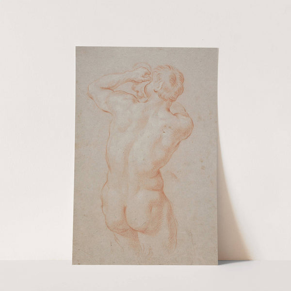 Konkylieblæsende triton set bagfra by Hendrik Krock