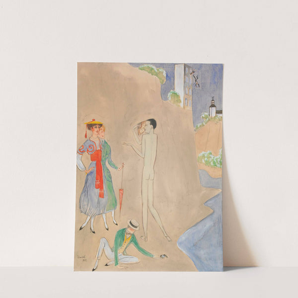 Konversation by Nils Dardel