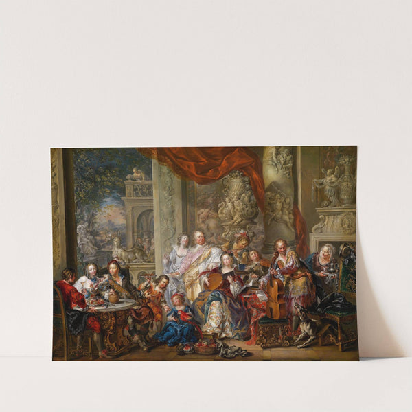 Concert in the palace by Johann Georg Platzer