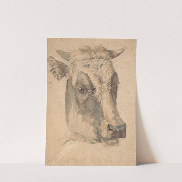 Kop van een koe (1792 - 1810) by Wouter Johannes van Troostwijk