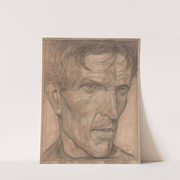 Kop van een man (1917) by Richard Nicolaüs Roland Holst