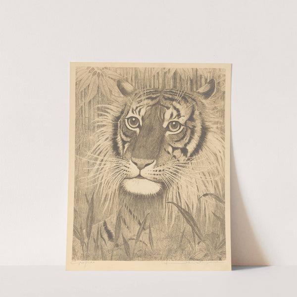 Kop van een tijger (1921) by Henri Verstijnen