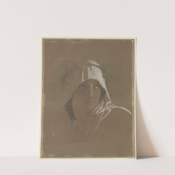 Kopf der Tiburtinischen Sibylle (1848) by Eduard von Steinle