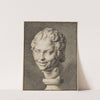 Kopf des jungen Faun aus der Villa Albani zu Rom by Philipp Jakob Becker