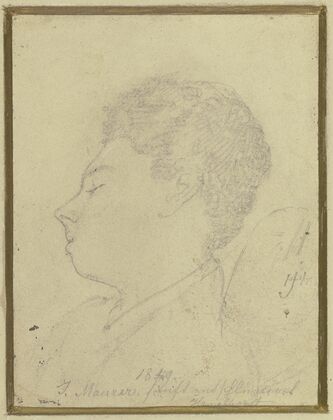 Kopf des Malers Jakob Maurer