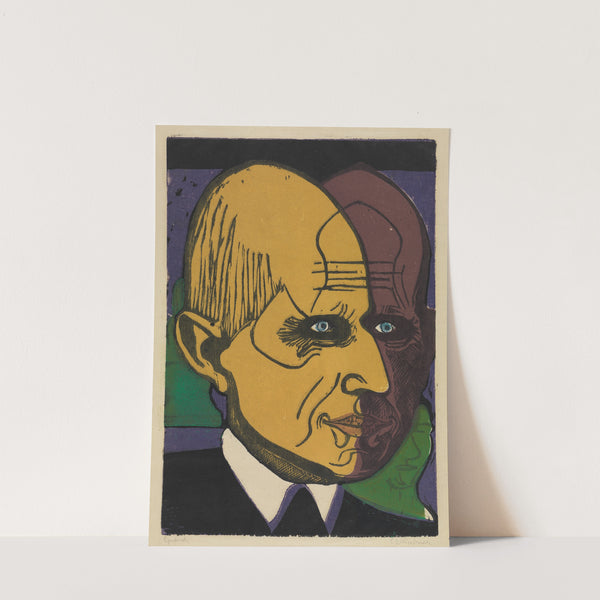 Kopf Dr. Bauer (1933) by Ernst Ludwig Kirchner