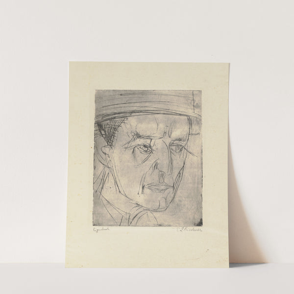 Kopf Dr. E. Grisebach (1920) by Ernst Ludwig Kirchner