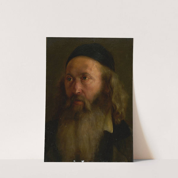 Kopf eines älteren Herrn mit langem Bart (1870 - 1890) by Wilhelm Dürr