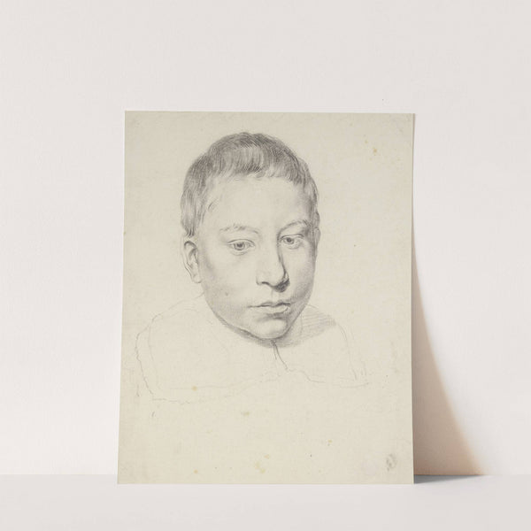 Kopf eines Jünglings mit umgelegtem Kragen by Cornelis Visscher