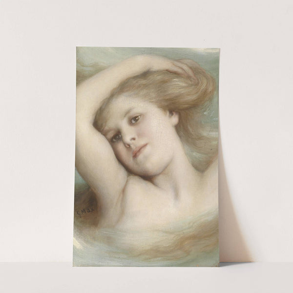 Kopf eines träumenden Mädchens by Gabriel von Max