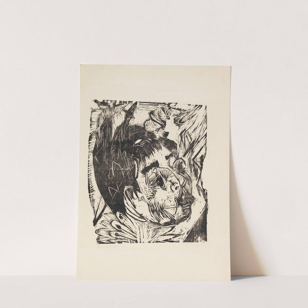 Kopf Hedwig Schaxel (1917) by Ernst Ludwig Kirchner