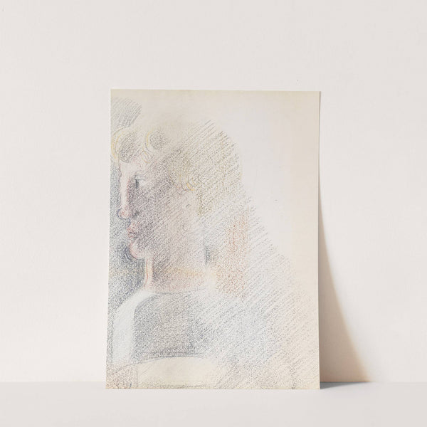 Kopf im Profil by Oskar Schlemmer