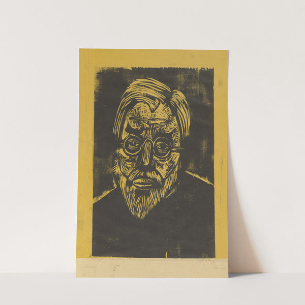 Kopf Jakob Bosshart (1921) by Ernst Ludwig Kirchner