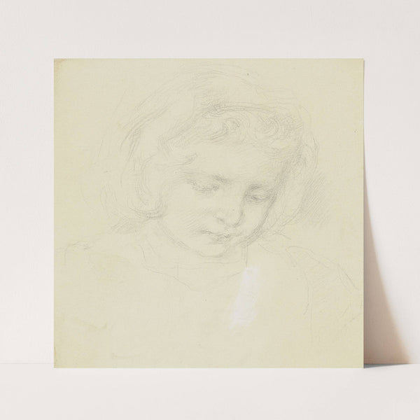 Köpfchen eines Töchterchens (1860) by Angilbert Göbel