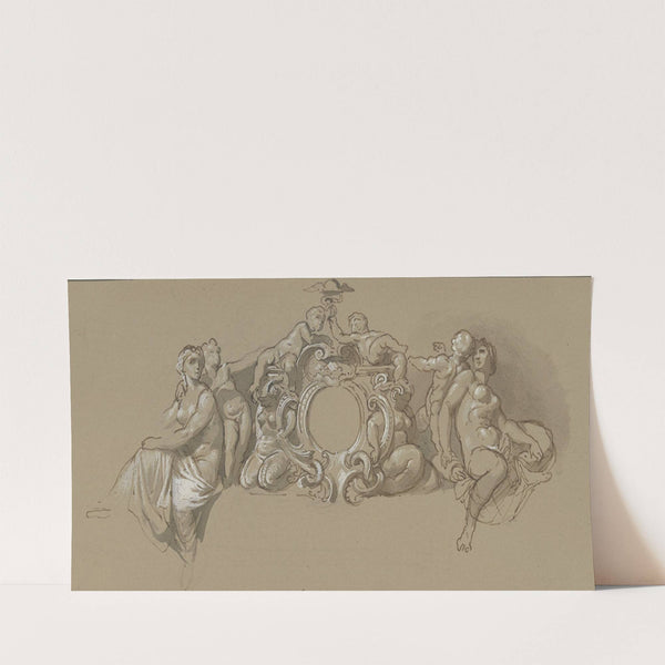 Kopfleiste mit figürlichem Schmuck 2 by Eugen Klimsch