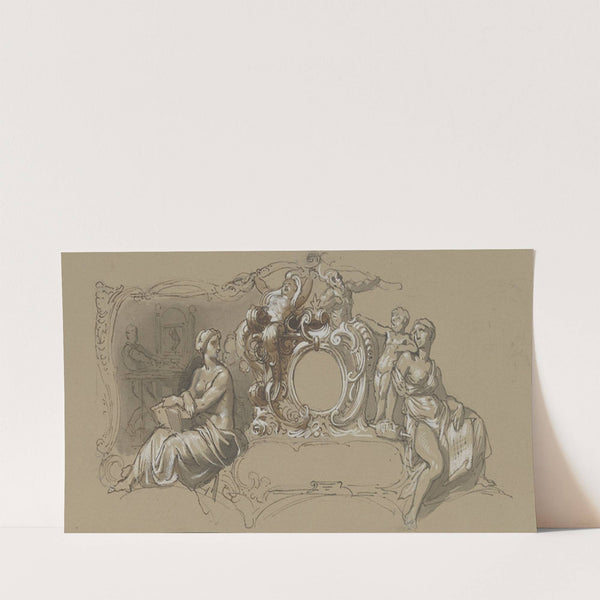 Kopfleiste mit figürlichem Schmuck by Eugen Klimsch