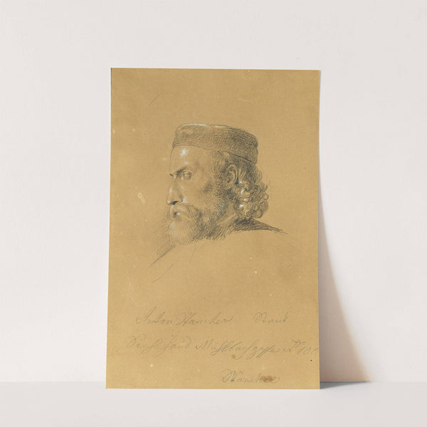 Kopfstudie. by Johann Peter Krafft