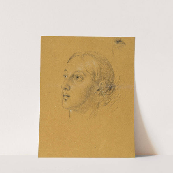 Kopfstudie zu 'Arindal und Daura' by Johann Peter Krafft