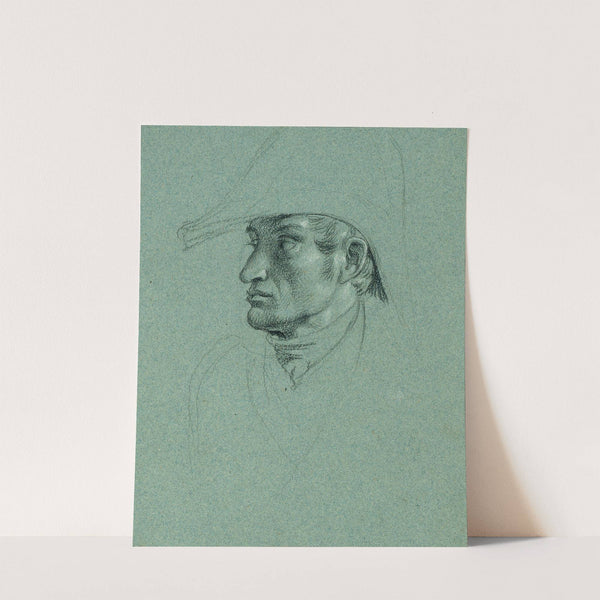 Kopfstudie zu 'Rückkehr des Kaisers Franz aus Pressburg' by Johann Peter Krafft