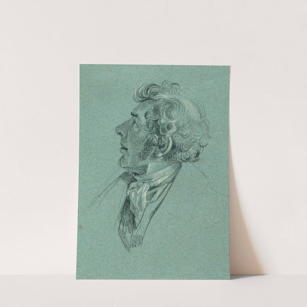 Kopfstudie zu 'Rückkehr des Kaisers Franz aus Pressburg' by Johann Peter Krafft