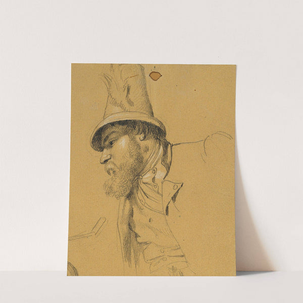 Kopfstudie zur ‘Szene aus dem Tiroler Freiheitskampf’ (1840) by Johann Peter Krafft