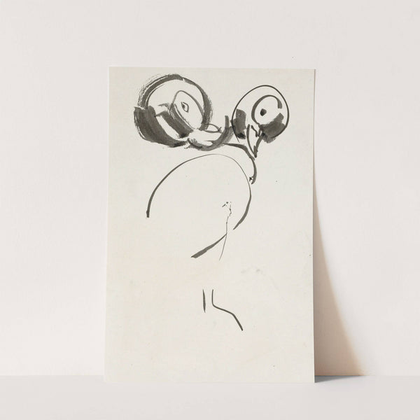 Koppen van papegaaien (1890) by Carel Adolph Lion Cachet