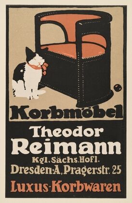 Korbmöbel Theodor Reimann Dresden (1912)
