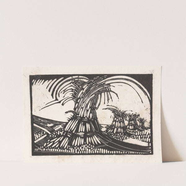 Korenschoven te Ede (1927) by Dick Ket