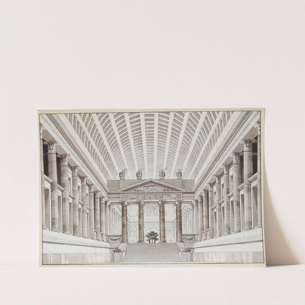 Korinthischer Festsaal mit großem kassettiertem Rundbogengewölbe by Giorgio Fuentes