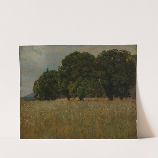 Kornfeld mit Laubbäumen (1880) by Hans Thoma