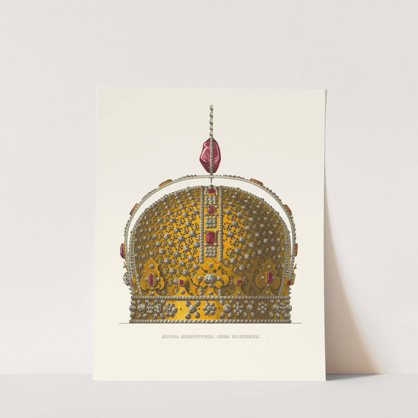 Korona imperatritsy Anny Ioannovny. (izobrazhenie 2.) (1849 - 1853) by Fedor Grigoryevich Solntsev