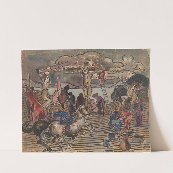 Korsfæstelsen I by J.A. Jerichau