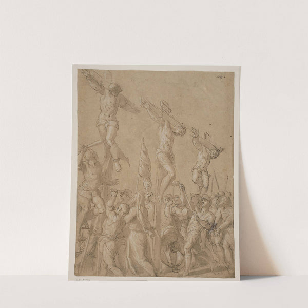 Korsfæstelsen by Jacopo Palma il Giovane