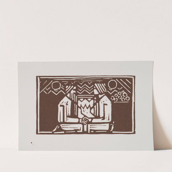 Koru-Kalevala, The Illustrated Kalevala, experiments for Poem I and II (1922) by Akseli Gallen-Kallela