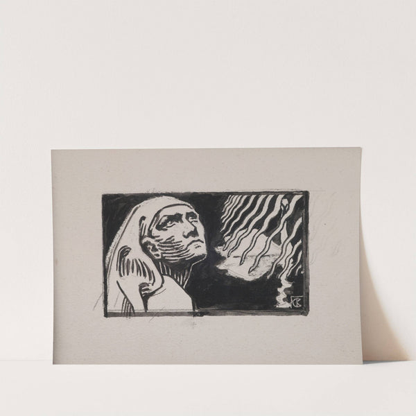 Koru-Kalevala, The Illustrated Kalevala, Lemminkäinen’s Mother, Tuonela’s Swan (1923) by Akseli Gallen-Kallela