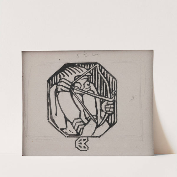 Koru-Kalevala, The Illustrated Kalevala; Poem XII end vignette. (1922) by Akseli Gallen-Kallela