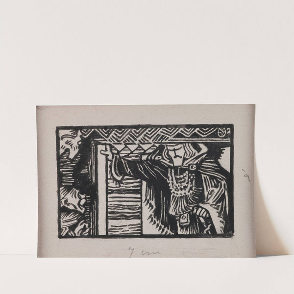 Koru-Kalevala, The Illustrated Kalevala; Poem XII, opening vignette (1922) by Akseli Gallen-Kallela