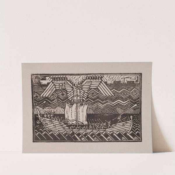 Koru-Kalevala, The Illustrated Kalevala, Sampolaiva (1920s) by Akseli Gallen-Kallela