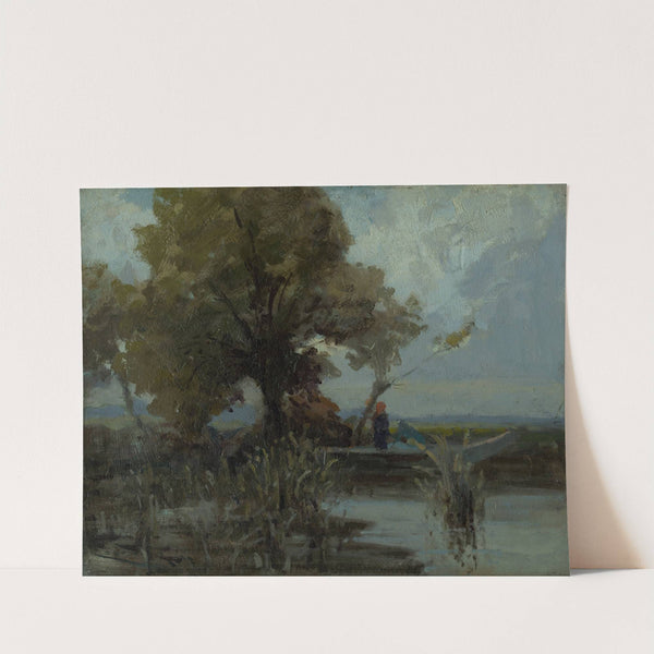 Košatý strom pri jazere (1895–1905) by Ľudovít Čordák