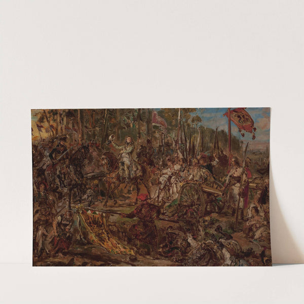 Kościuszko at Racławice, sketch (1885) by Jan Matejko