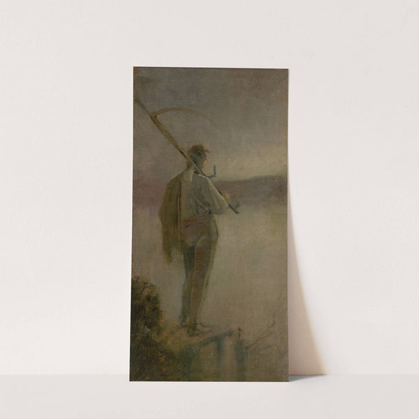 Kosec pri rieke (1880–1885) by Ladislav Mednyánszky