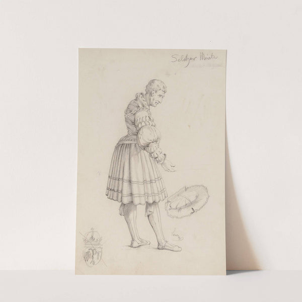 Kostümentwurf für den Festzug von 1879 (Makartfestzug) (1879) by Maximilian Lenz