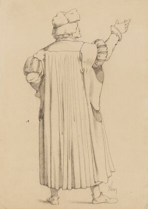 Kostümentwurf für den Festzug von 1879 (Makartfestzug) (1879)